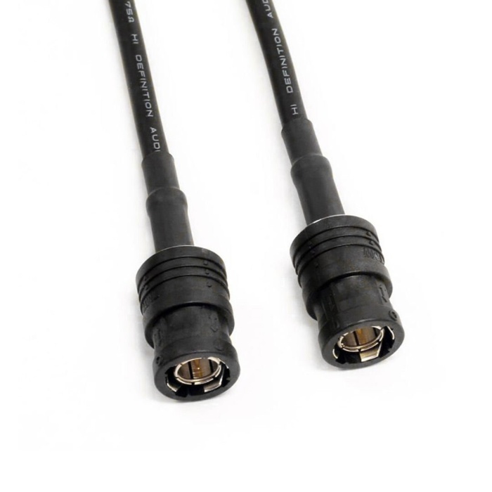 Mogami 12 0042 BNCBNC00100BL BNC Word Clock Kablosu (1mt) | Dijital Senkronizasyon İçin 75 Ohm